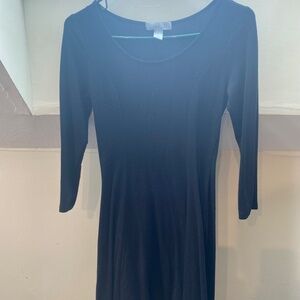 Forever 21 Fitted Black Dress
